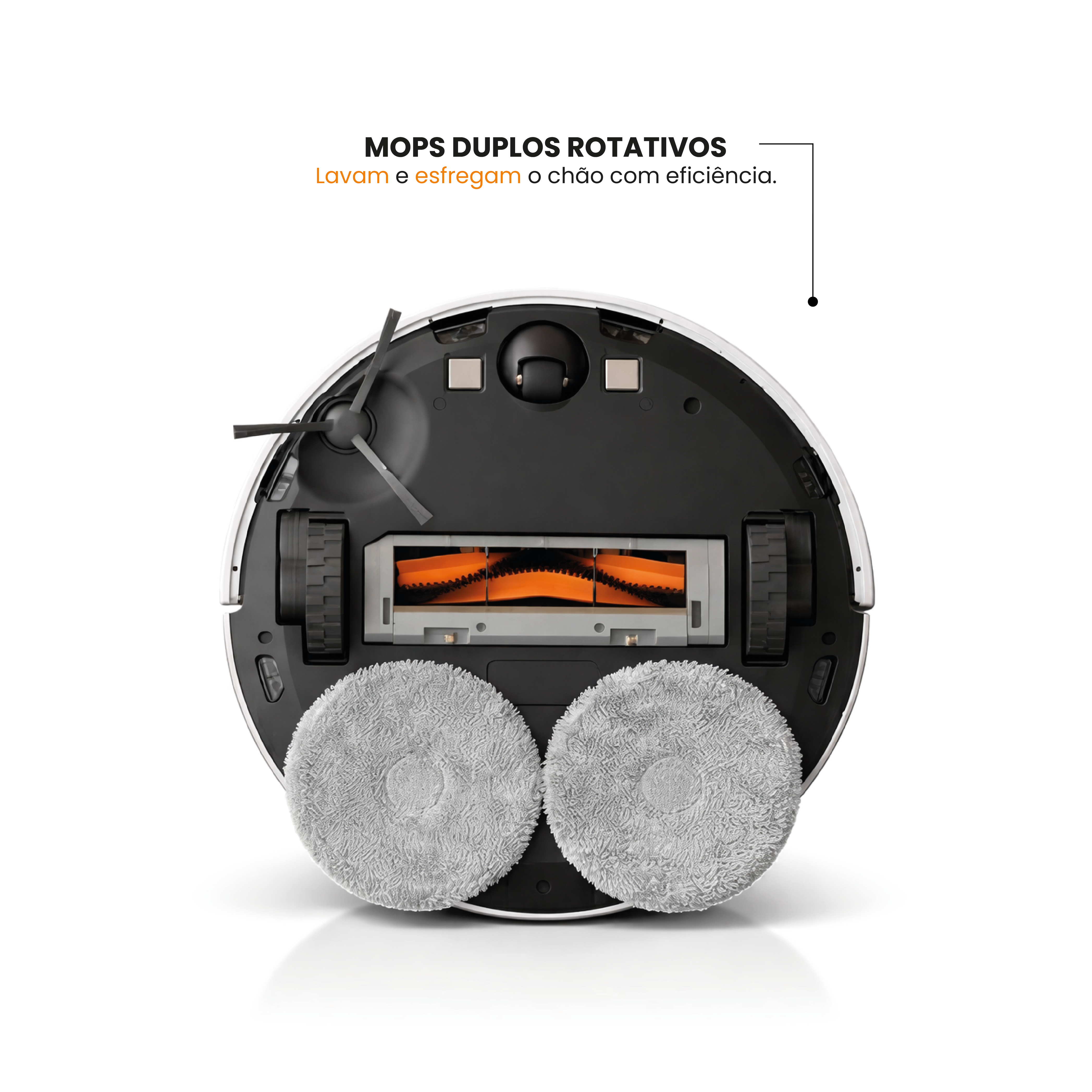 Robô Smart Wi-Fi Kuanttum X20 Preto 220V