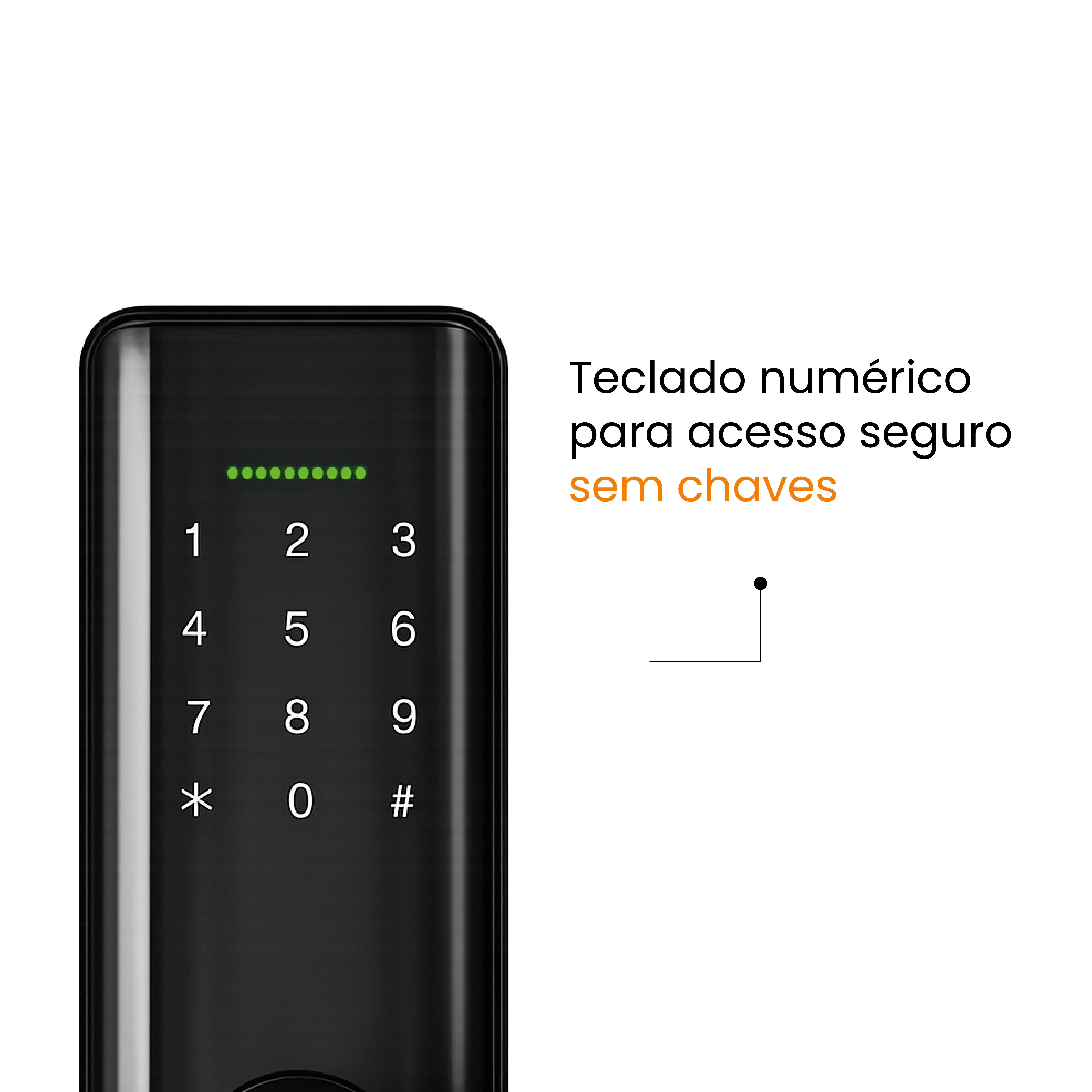 Fechadura Digital Biométrica Kuanttum Delta PRO
