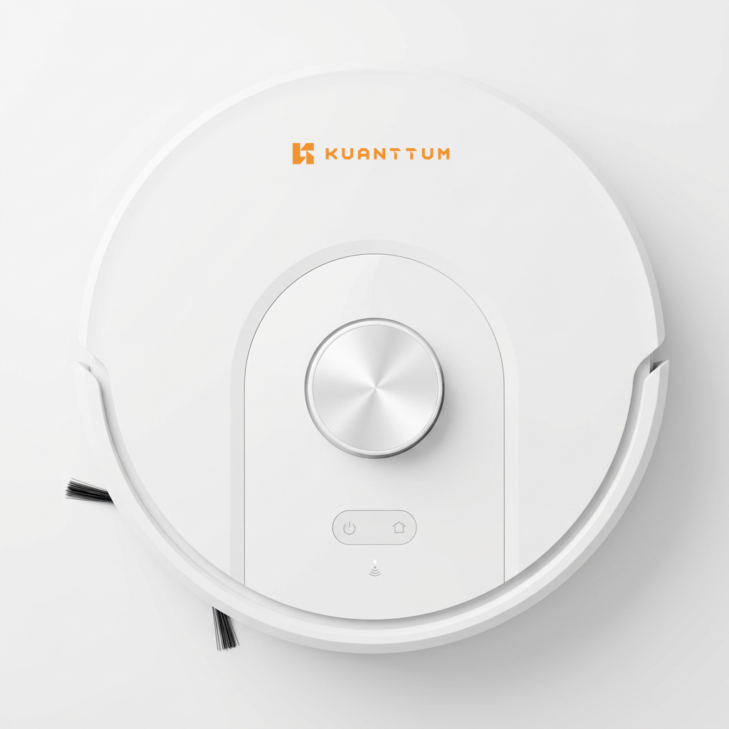 Robô Smart Wi-Fi Kuanttum S10 Branco 110V/220V