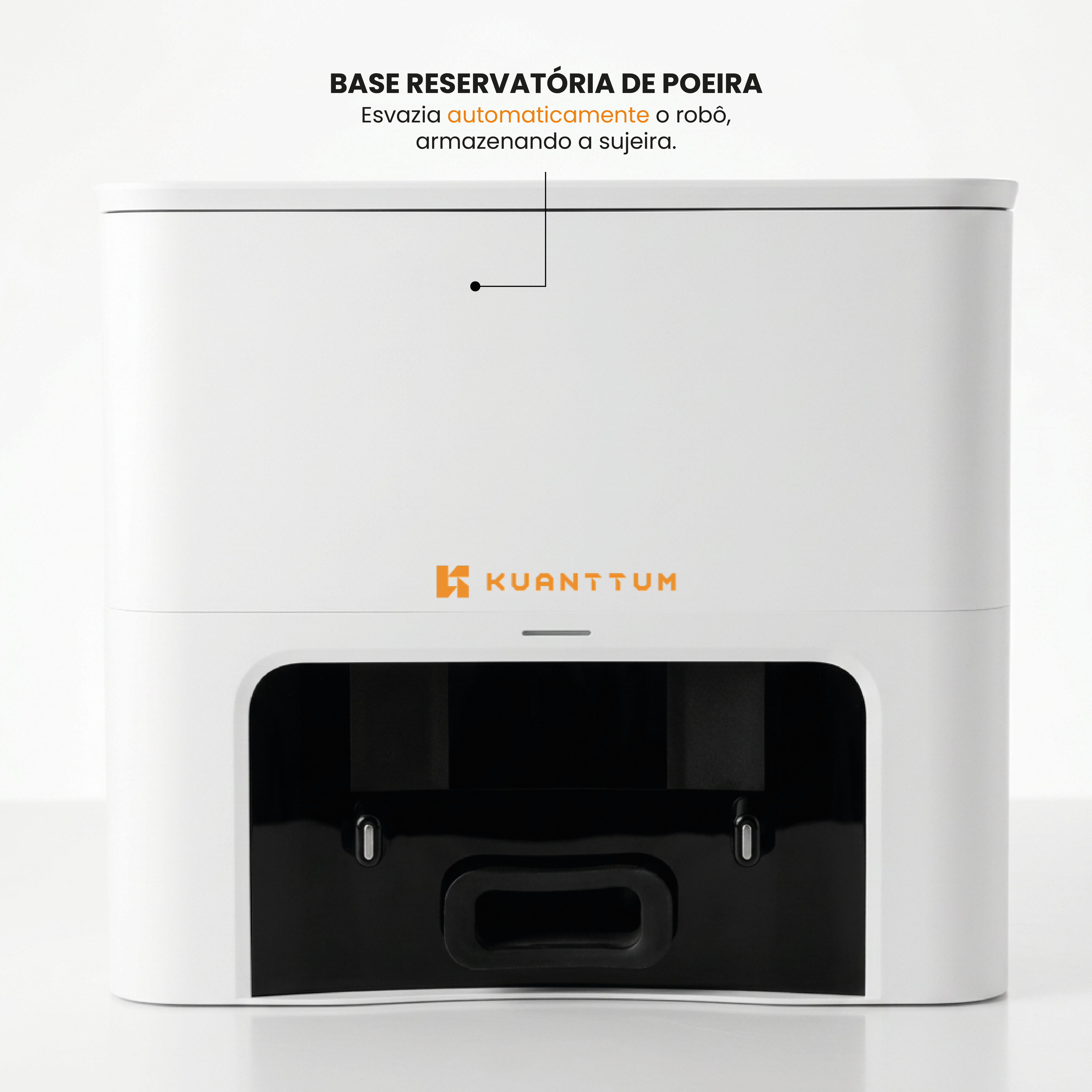 Robô Smart Wi-Fi Kuanttum X10 Branco 110V