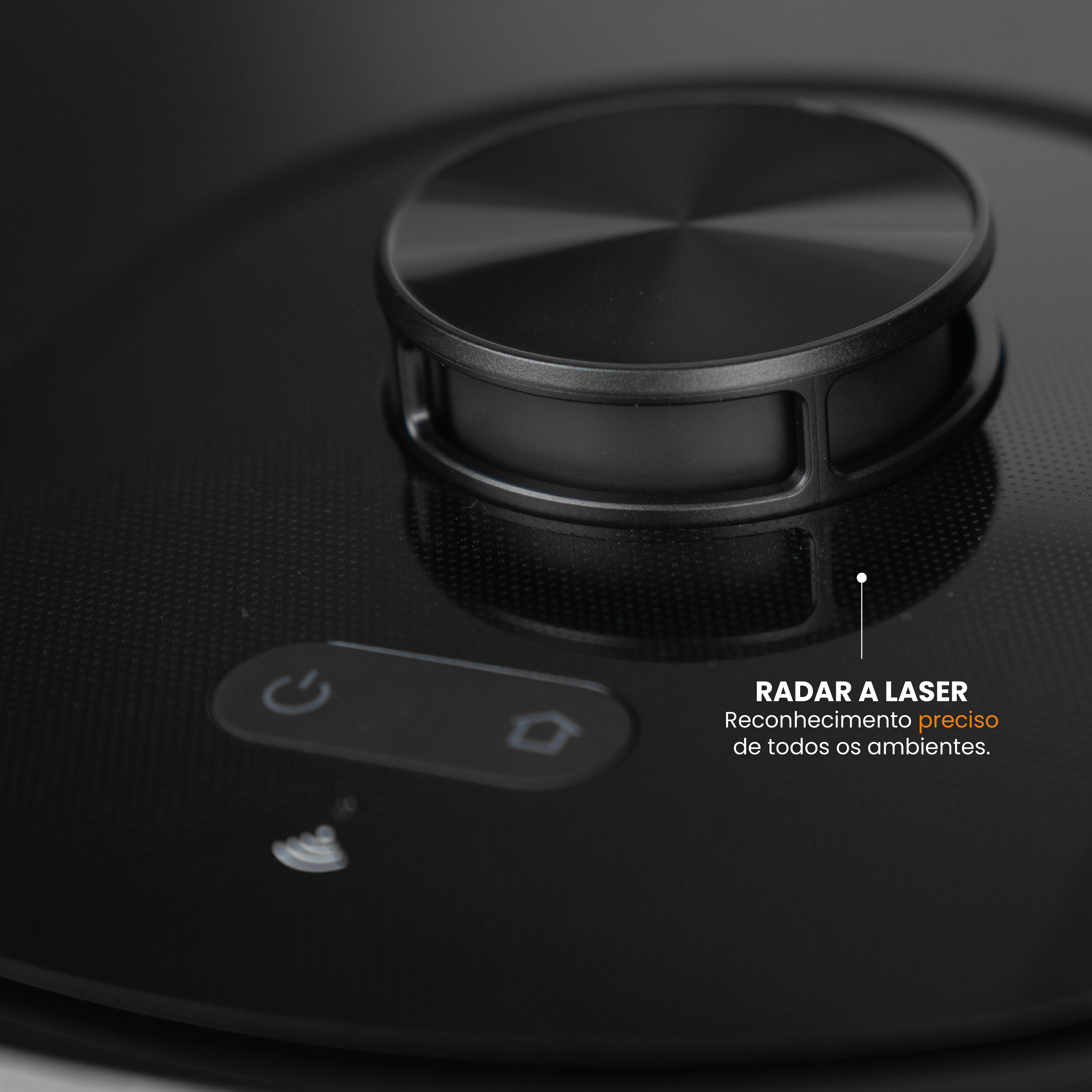 Robô Smart Wi-Fi Kuanttum X20 Preto 220V